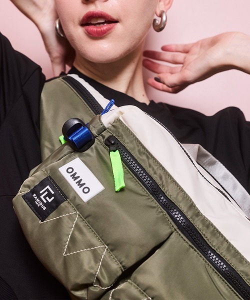 RAMIDUS（ラミダス）の「【RAMIDUS×OMMO】2WAY WAIST BAG（ボディバッグ/ウエストポーチ・レディース・ブラック/カーキ・F）」の21枚目の写真
