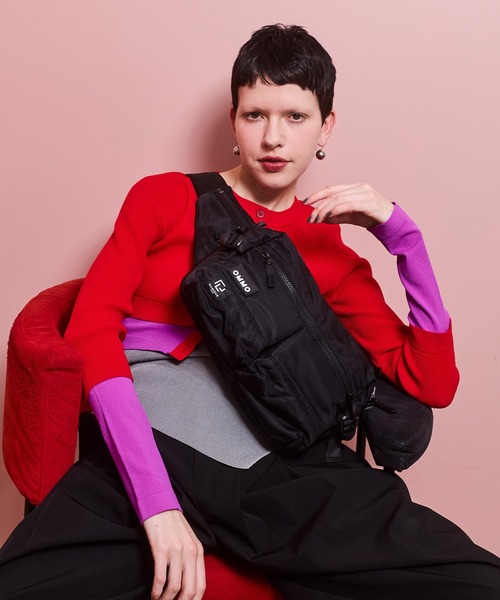 RAMIDUS（ラミダス）の「【RAMIDUS×OMMO】2WAY WAIST BAG（ボディバッグ/ウエストポーチ・レディース・ブラック/カーキ・F）」の11枚目の写真