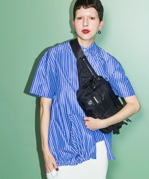 RAMIDUS（ラミダス）の「【RAMIDUS×OMMO】2WAY WAIST BAG（ボディバッグ/ウエストポーチ・レディース・ブラック/カーキ・F）」の7枚目の写真