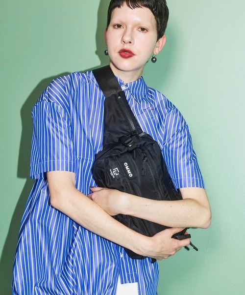 RAMIDUS（ラミダス）の「【RAMIDUS×OMMO】2WAY WAIST BAG（ボディバッグ/ウエストポーチ・レディース・ブラック/カーキ・F）」の8枚目の写真