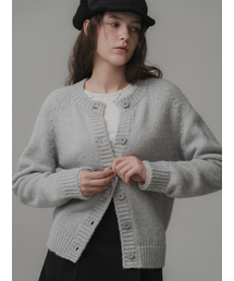 Suave knit cardigan (fog)