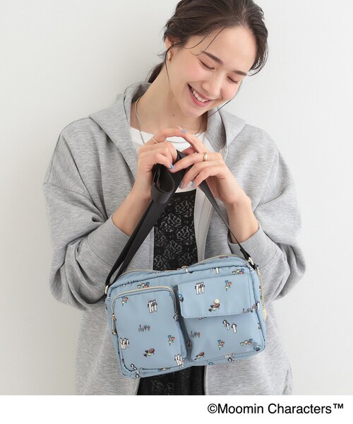 MOOMIN（ムーミン）の「【ムーミン】コラボショルダーバッグ（ショルダーバッグ・レディース・グリーン/ブラック/グレー/ブルー・00）」の4枚目の写真