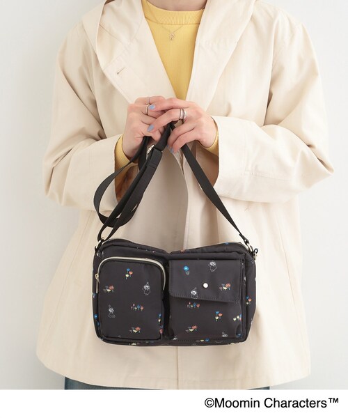 MOOMIN（ムーミン）の「【ムーミン】コラボショルダーバッグ（ショルダーバッグ・レディース・グリーン/ブラック/グレー/ブルー・00）」の2枚目の写真