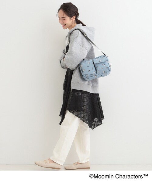 MOOMIN（ムーミン）の「【ムーミン】コラボショルダーバッグ（ショルダーバッグ・レディース・グリーン/ブラック/グレー/ブルー・00）」の12枚目の写真