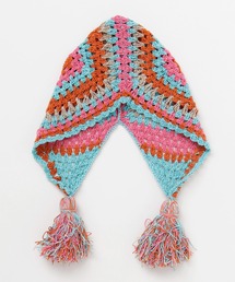 チャイハネ | 【チャイハネ】シュマル耳付き手編みキャップ(ニットキャップ/ビーニー)