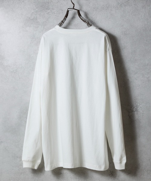 SCHOOL OF VISUAL COMEDY PRINTED CLASSIC L/S T-SHIRT / スカル