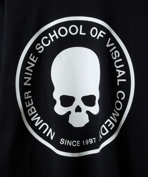 NUMBER (N)INE(ナンバーナイン)の「SCHOOL OF VISUAL COMEDY PRINTED CLASSIC L/S T-SHIRT / スカルモチーフ プリント ロンT(Tシャツ/カットソー・メンズ・ブラック/ホワイト・M/L/XL)」の3枚目の写真