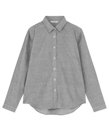 【Pitta Re:)】ふわっとガーゼシャツ レギュラーシルエット 長袖 綿100% レディース カジュアルシャツ