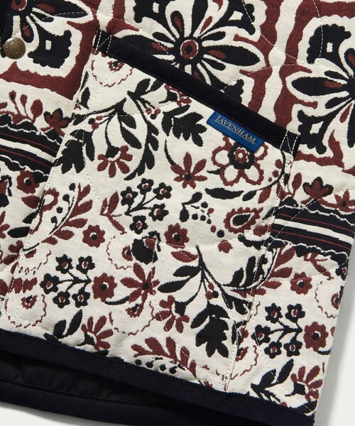 LAVENHAM（ラベンハム）の「【別注】＜LAVENHAM＞THORNHAM VEST/ソーンハム ベスト（その他アウター・メンズ・ブラック・L/M）」の3枚目の写真