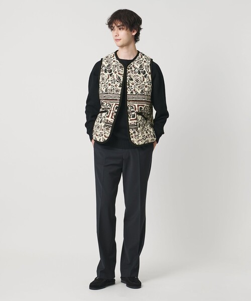 LAVENHAM（ラベンハム）の「【別注】＜LAVENHAM＞THORNHAM VEST/ソーンハム ベスト（その他アウター・メンズ・ブラック・L/M）」の6枚目の写真