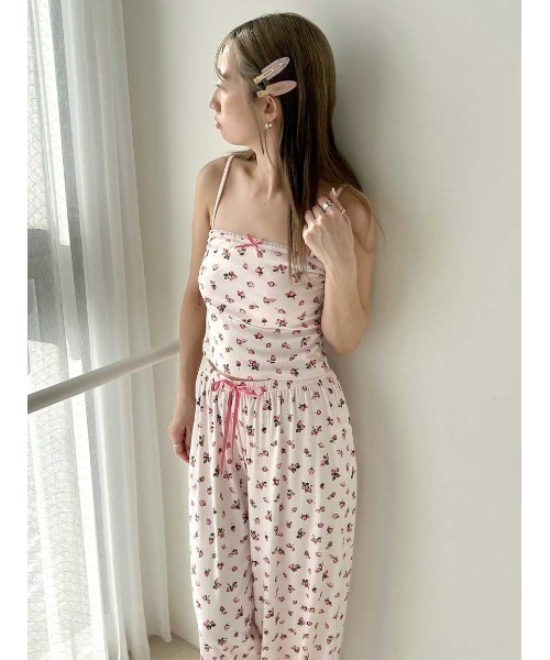 スナイデルホーム×CareBears 総柄シャツパジャマ、ロングパンツ SNIDEL HOME × Care Bears │ SNIDEL HOME（スナイデルホーム）公式サイト