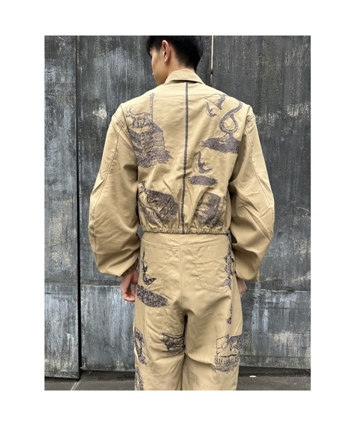 SHINYAKOZUKA（シンヤコヅカ）の「KAPPOGI SLEEVES WITH EMBROIDERY(ISSUE#8)（その他アウター・メンズ・Beige・MEDIUM/SMALL）」の4枚目の写真