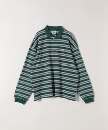 PARROTT CANVAS（パロットキャンバス）の「PARROTT CANVAS:〈洗濯機可能〉マルチ ボーダー ロングスリーブ ポロ シャツ（ポロシャツ）」