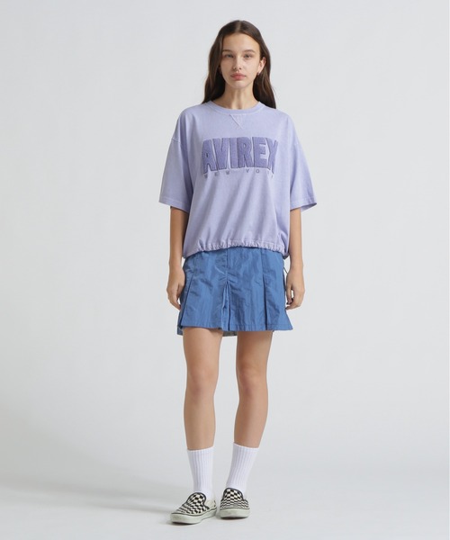 AVIREX(アヴィレックス)の「《直営店限定》FADE WASH SAGARA LOGO T-SHIRT(Tシャツ/カットソー・レディース・パープル/ライトグレー/オフホワイト/チャコールグレー・F)」の17枚目の写真