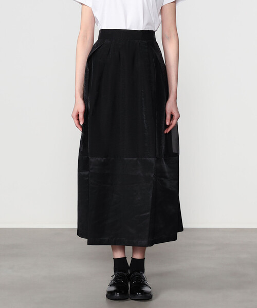 Bshop(ビショップ)の「eunoia | チューリップ コンビ ロングスカート WOMEN(スカート・レディース・ブラック・ONE)」の12枚目の写真