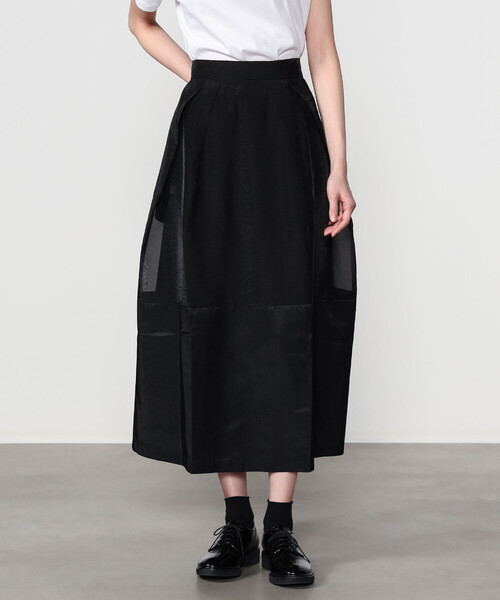 Bshop(ビショップ)の「eunoia | チューリップ コンビ ロングスカート WOMEN(スカート・レディース・ブラック・ONE)」の15枚目の写真