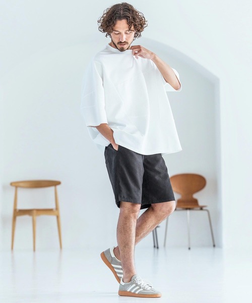 Magine（マージン）の「mp14825-Poly Peach Relax Fit Easy Short Pants ショートパンツ(MGN-261-003)（その他パンツ・メンズ・ベージュ/ブラック/ブルーグレー・48/46/44）」の20枚目の写真