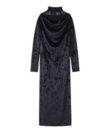 JOHN LAWRENCE SULLIVAN（ジョンローレンスサリバン）の「CRUSHED VELOUR GATHERED DRESS（ドレス）」