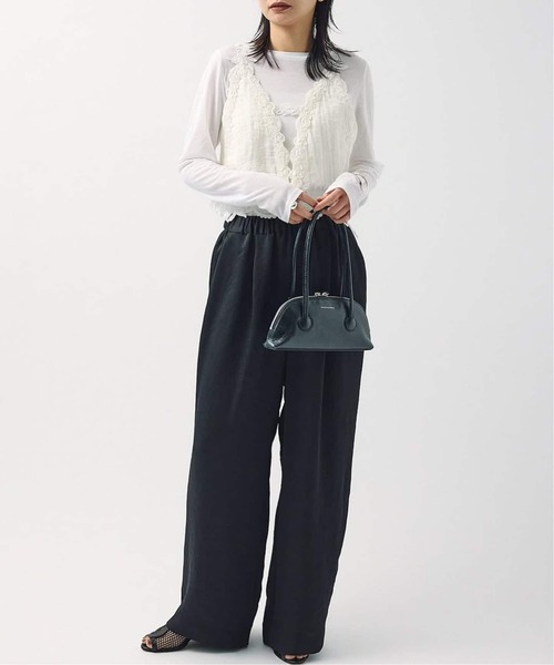 journal standard L'essage（ジャーナルスタンダードレサージュ）の「《追加》【MAURIZIO MYKONOS/マウリツィオ ミコノス】 TOP：ブラウス（シャツ/ブラウス・レディース・ブラック/ホワイト・MEDIUM）」の13枚目の写真