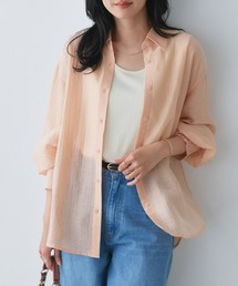 【TVスタイリスト りささんコラボアイテム】デザインシアーシャツ
