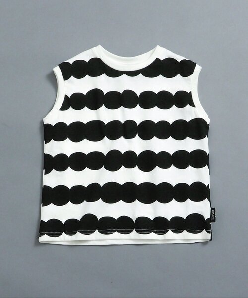 BREEZE（ブリーズ）の「【WEB限定】レトロ総柄&ボーダータンクトップ（タンクトップ・キッズ・ブラック/ブルー/オフホワイト/ターコイズブルー/ブラウン/ピンク/サーモンピンク/チャコール/オレンジ/イエロー・100/110/120/130/140/90）」の2枚目の写真