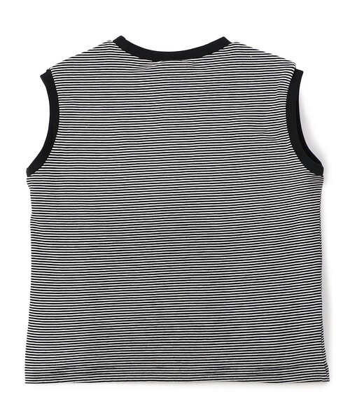 BREEZE（ブリーズ）の「【WEB限定】レトロ総柄&ボーダータンクトップ（タンクトップ・キッズ・ブラック/ブルー/オフホワイト/ターコイズブルー/ブラウン/ピンク/サーモンピンク/チャコール/オレンジ/イエロー・100/110/120/130/140/90）」の17枚目の写真