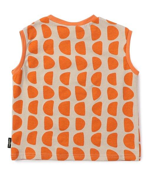 BREEZE（ブリーズ）の「【WEB限定】レトロ総柄&ボーダータンクトップ（タンクトップ・キッズ・ブラック/ブルー/オフホワイト/ターコイズブルー/ブラウン/ピンク/サーモンピンク/チャコール/オレンジ/イエロー・100/110/120/130/140/90）」の18枚目の写真