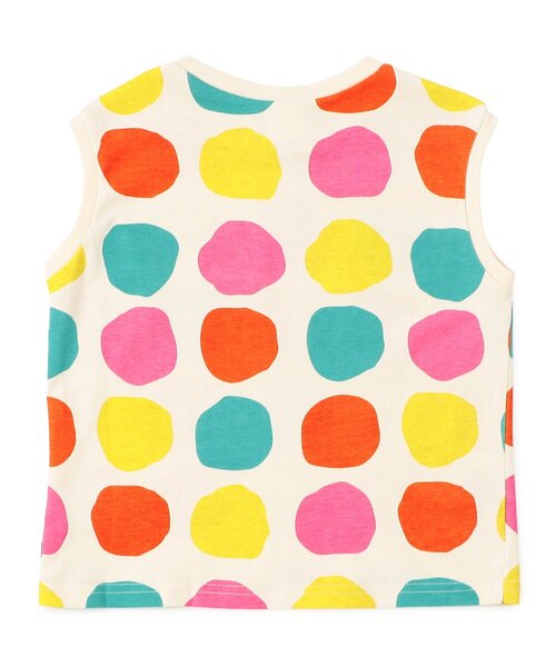 BREEZE（ブリーズ）の「【WEB限定】レトロ総柄&ボーダータンクトップ（タンクトップ・キッズ・ブラック/ブルー/オフホワイト/ターコイズブルー/ブラウン/ピンク/サーモンピンク/チャコール/オレンジ/イエロー・100/110/120/130/140/90）」の19枚目の写真