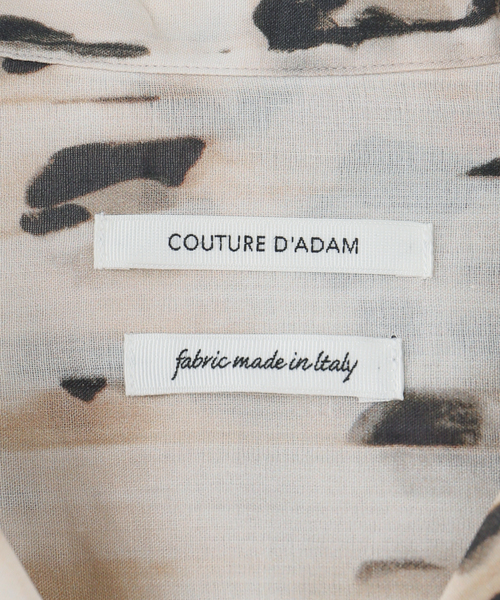 Couture d'adam（クチュールドアダム）の「COUTURE D'ADAM/クチュールドアダム Leopard Italian Print Open Coller Shirt（シャツ/ブラウス・レディース・ベージュ・38）」の8枚目の写真