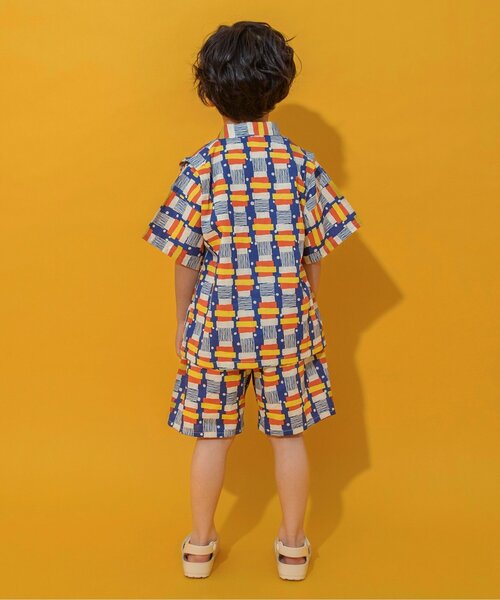 BREEZE(ブリーズ)の「すっぽり着られる BOYS甚平(浴衣・キッズ・ブラック/アイボリー/ブルー/オフホワイト/ブラウン/レッド/ネイビー/オレンジ・80/90/100/110/120/130/140)」の22枚目の写真