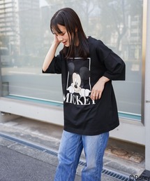 DISNEY / ディズニー / ミッキーマウス /アソート/ リラックスフィット プリント クルーネックTシャツ