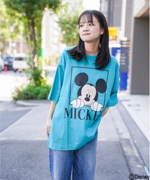 DISNEY / ディズニー / ミッキーマウス /アソート/ リラックスフィット プリント クルーネックTシャツ