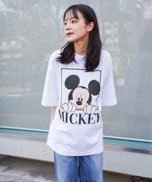 DISNEY / ディズニー / ミッキーマウス /アソート/ リラックスフィット プリント クルーネックTシャツ