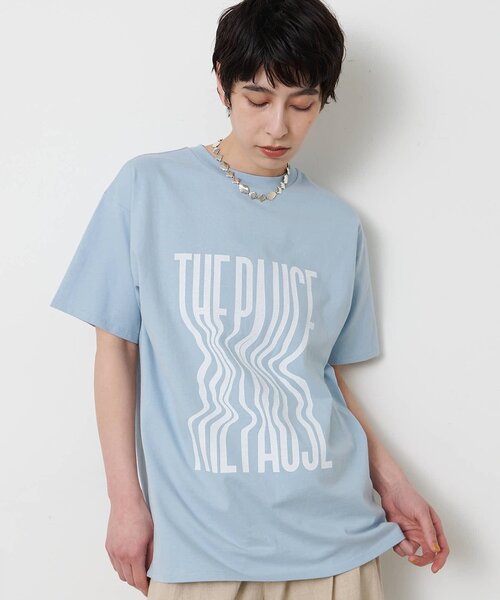 THE PAUSE（ザ ポーズ）の「【THE PAUSE】ウィーグルロゴTEE（Tシャツ/カットソー・レディース・オフホワイト/サックスブルー/ベージュ・FREE）」の3枚目の写真