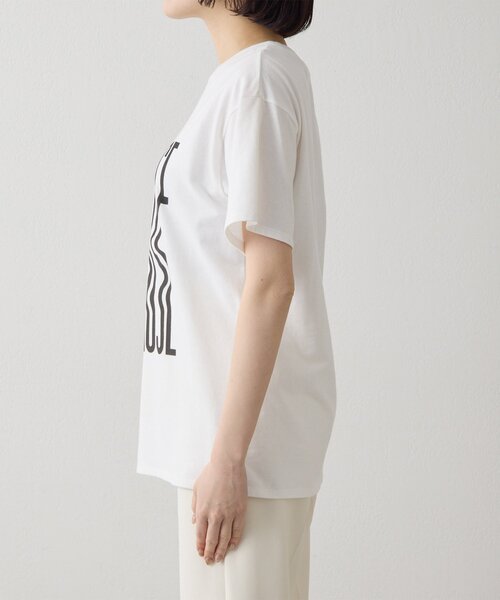 THE PAUSE（ザ ポーズ）の「【THE PAUSE】ウィーグルロゴTEE（Tシャツ/カットソー・レディース・オフホワイト/サックスブルー/ベージュ・FREE）」の21枚目の写真