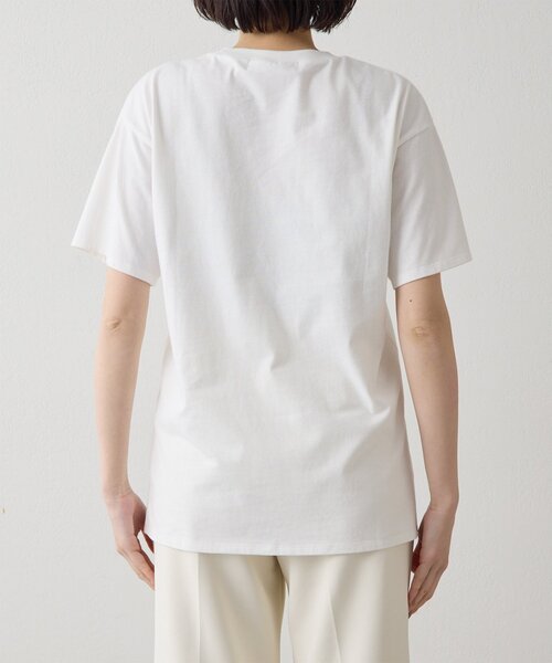 THE PAUSE（ザ ポーズ）の「【THE PAUSE】ウィーグルロゴTEE（Tシャツ/カットソー・レディース・オフホワイト/サックスブルー/ベージュ・FREE）」の22枚目の写真