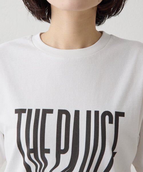 THE PAUSE（ザ ポーズ）の「【THE PAUSE】ウィーグルロゴTEE（Tシャツ/カットソー・レディース・オフホワイト/サックスブルー/ベージュ・FREE）」の4枚目の写真
