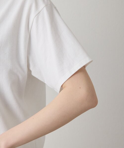 THE PAUSE（ザ ポーズ）の「【THE PAUSE】ウィーグルロゴTEE（Tシャツ/カットソー・レディース・オフホワイト/サックスブルー/ベージュ・FREE）」の5枚目の写真