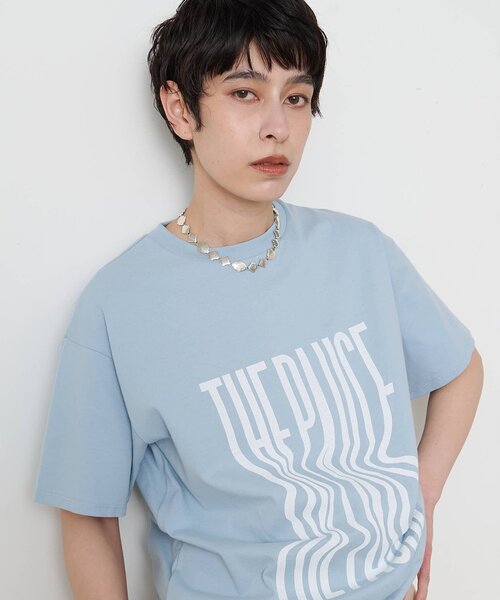 THE PAUSE（ザ ポーズ）の「【THE PAUSE】ウィーグルロゴTEE（Tシャツ/カットソー・レディース・オフホワイト/サックスブルー/ベージュ・FREE）」の18枚目の写真