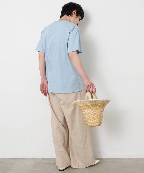 THE PAUSE（ザ ポーズ）の「【THE PAUSE】ウィーグルロゴTEE（Tシャツ/カットソー・レディース・オフホワイト/サックスブルー/ベージュ・FREE）」の15枚目の写真