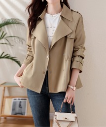 CHUL（チュル）の「ショートトレンチライトコート（トレンチコート）」