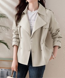 CHUL（チュル）の「ショートトレンチライトコート（トレンチコート）」