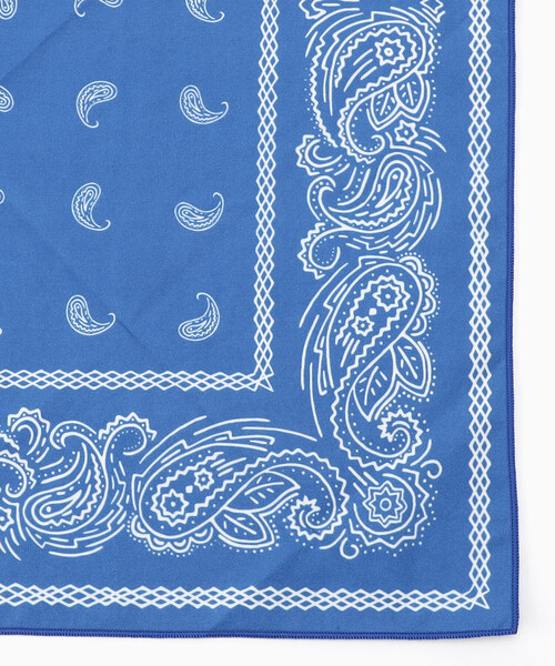 FREAK'S STORE（フリークスストア）の「NOMADIX/ノマディックス BANDANA TOWEL バンダナ タオル（ハンカチ/ハンドタオル・メンズ・レッド/ブルー/ブラック・ONE SIZE）」の4枚目の写真