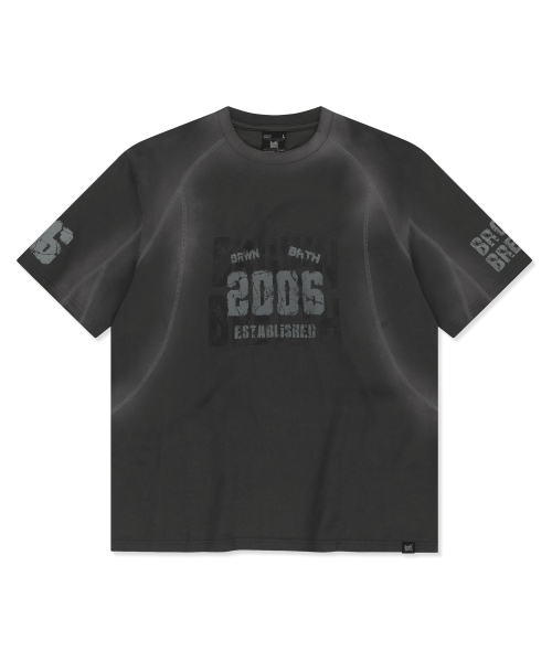 BROWNBREATH(ブラウンブレス)の「SEAM SPRAYED TEE - CHARCOAL(Tシャツ/カットソー・レディース・その他・SMALL/MEDIUM/LARGE/X-LARGE)」の1枚目の写真
