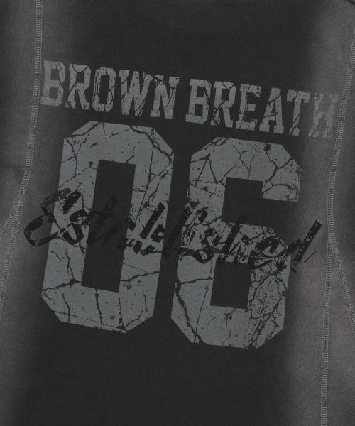 BROWNBREATH(ブラウンブレス)の「SEAM SPRAYED TEE - CHARCOAL(Tシャツ/カットソー・レディース・その他・SMALL/MEDIUM/LARGE/X-LARGE)」の7枚目の写真