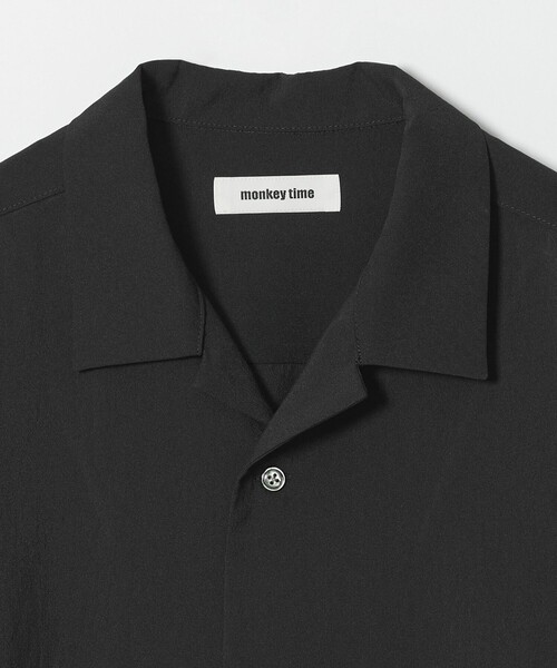 MONKEY TIME(モンキータイム)の「RENU TROシリーズ オープン カラー シャツ -セットアップ対応-(シャツ/ブラウス・メンズ・ブラック/ベージュ/ダークグレー・XL/L/M/S)」の5枚目の写真