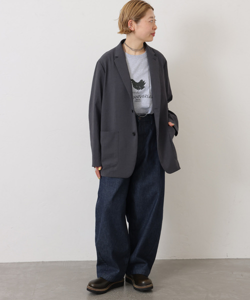 JOURNAL STANDARD LUXE（ジャーナルスタンダード　ラックス）の「トロピカルジャケット（その他アウター・レディース・チャコールグレー/ブラック・FREE）」の22枚目の写真