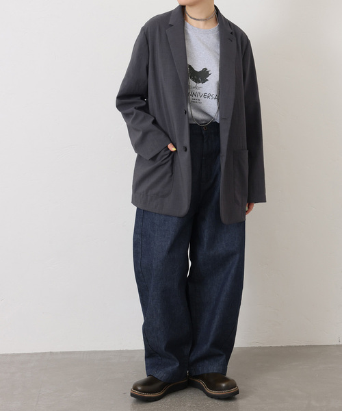 JOURNAL STANDARD LUXE（ジャーナルスタンダード　ラックス）の「トロピカルジャケット（その他アウター・レディース・チャコールグレー/ブラック・FREE）」の20枚目の写真