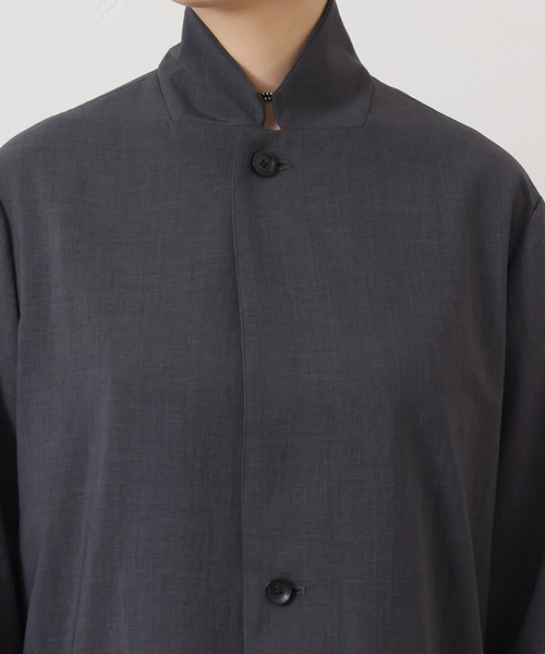 JOURNAL STANDARD LUXE（ジャーナルスタンダード　ラックス）の「トロピカルジャケット（その他アウター・レディース・チャコールグレー/ブラック・FREE）」の10枚目の写真