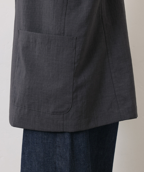 JOURNAL STANDARD LUXE（ジャーナルスタンダード　ラックス）の「トロピカルジャケット（その他アウター・レディース・チャコールグレー/ブラック・FREE）」の9枚目の写真